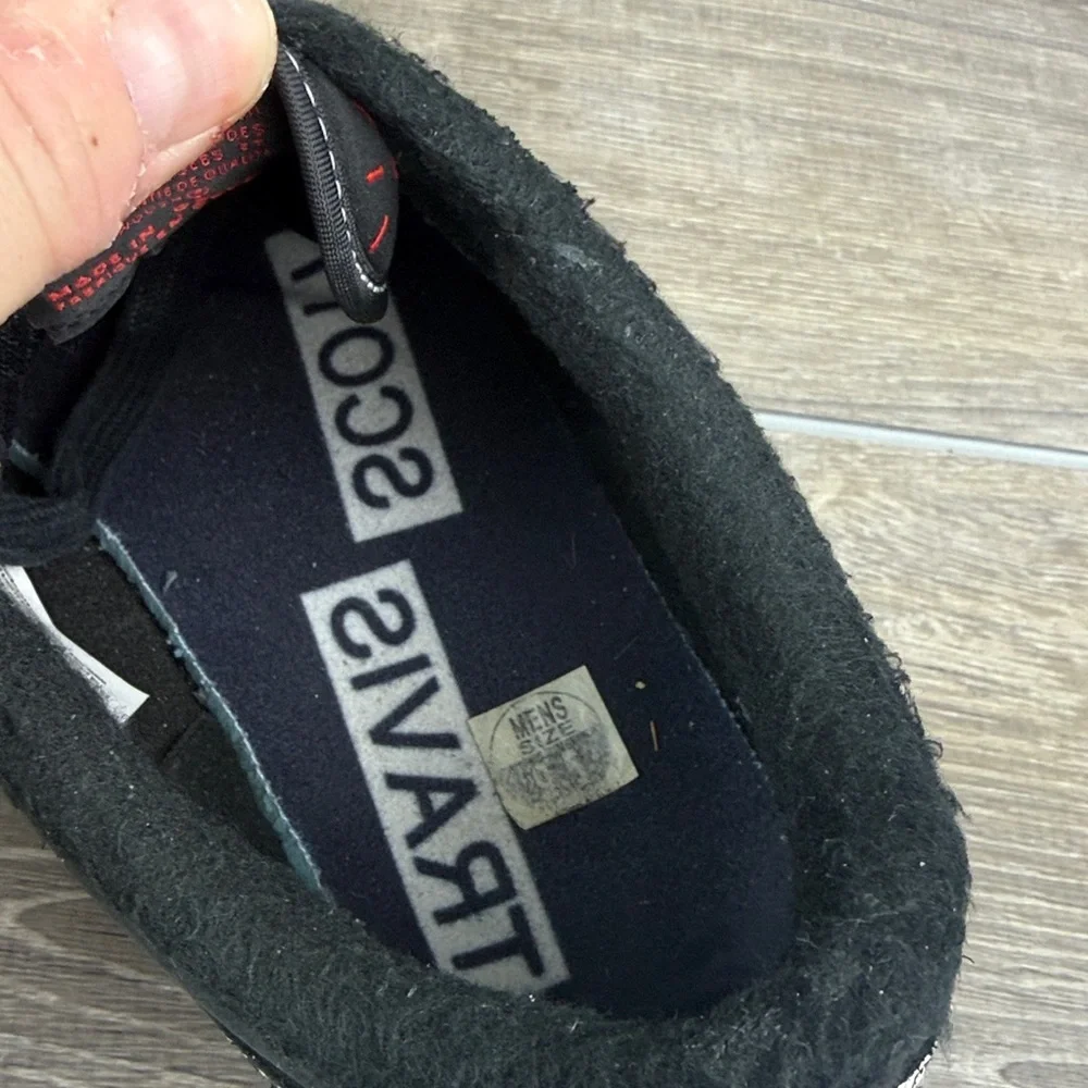 Nike Air Jordan 1 Retro Low OG SP x Travis Scott Men’s 9.5 Black Phantom Sneaker - Picture 15 of 16